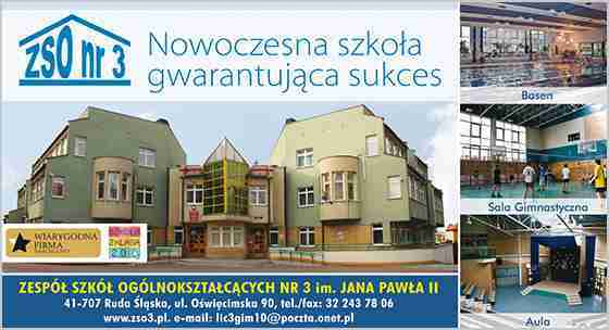 Zespół Szkół Ogólnokształcących nr 3 im. Jana Pawła II - zespół szkół RUDA ŚLĄSKA zespół szkół RUDA ŚLĄSKA